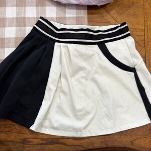 FP Movement by Free People Black and White Mini Skirt